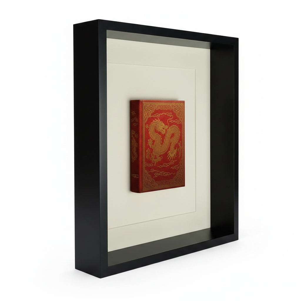 Red Shadow-Box Frame