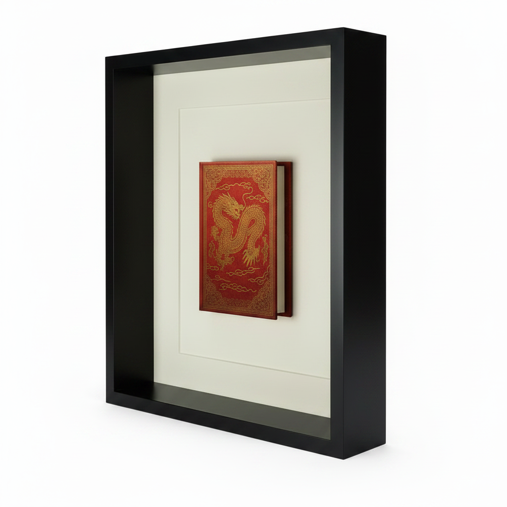 Red Shadow-Box Frame