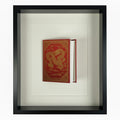Opened Red Shadow-Box Frame