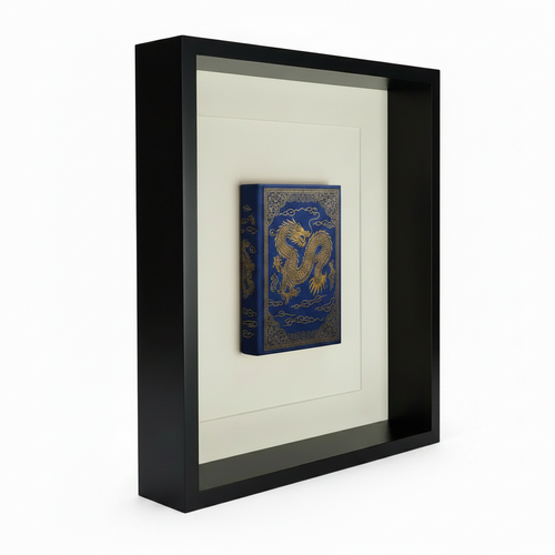 Blue Shadow-Box Frame