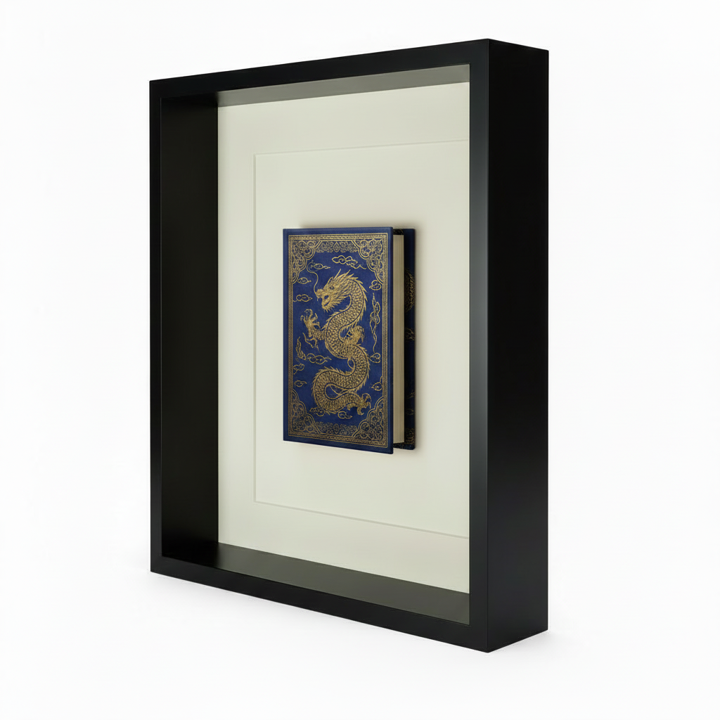 Blue Shadow-Box Frame