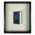 Opened Blue Shadow-Box Frame