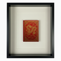 Red Shadow-Box Frame